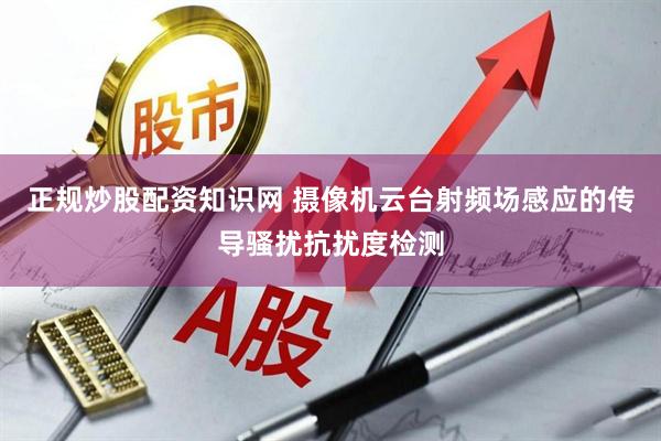 正规炒股配资知识网 摄像机云台射频场感应的传导骚扰抗扰度检测